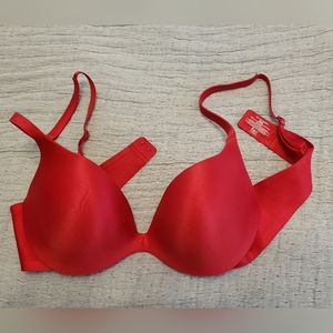 Ambrielle Red Push Up Bra Sz 36A